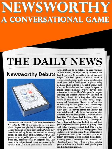Newsworthy: A Conversational Game