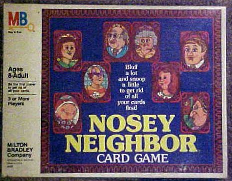 Nosey Neighbor Card Game