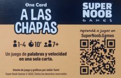 One Card: A las Chapas