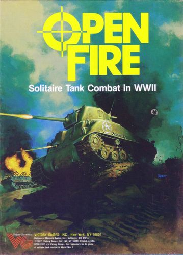 Open Fire: Solitaire Tank Combat in WWII