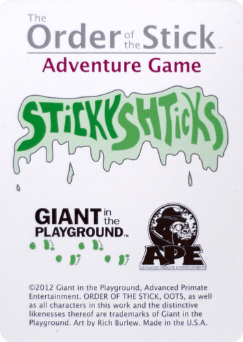 Order of the Stick Adventure Game: Sticky Shticks