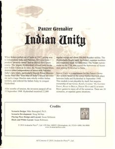 Panzer Grenadier: Indian Unity