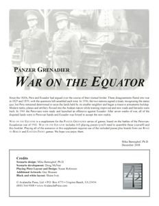 Panzer Grenadier: War on the Equator