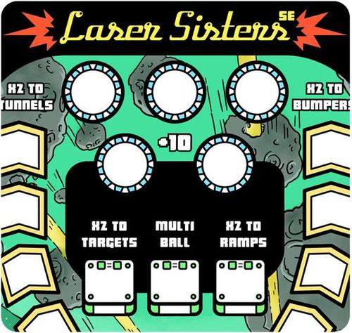 Paper Pinball: Laser Sisters