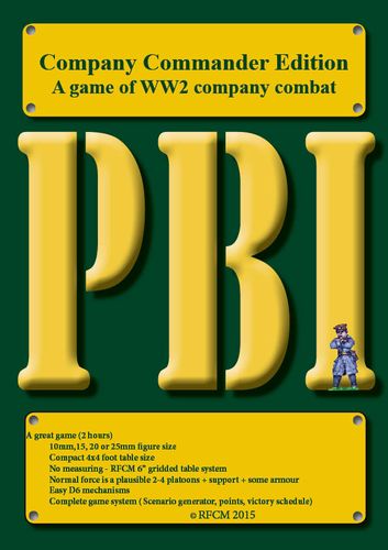PBI: Company Commander Edition – A Game of WW2 Company Combat