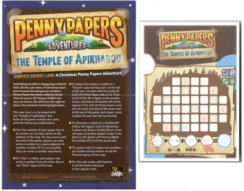 Penny Papers Adventures: The Temple of Apikhabou – Santa's Secret Lair
