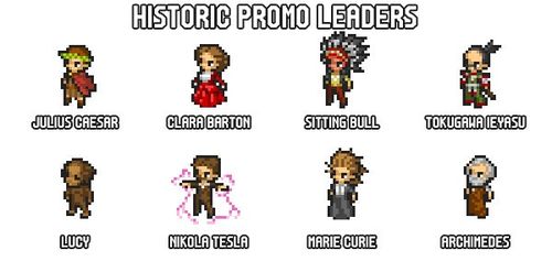 Pixel Tactics: Historical Heroes Promo Set