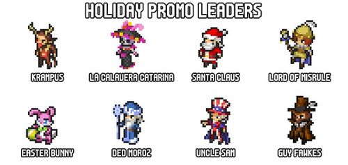 Pixel Tactics: Holiday Heroes Promo Set