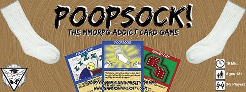 Poopsock! The MMORPG Addict Card Game