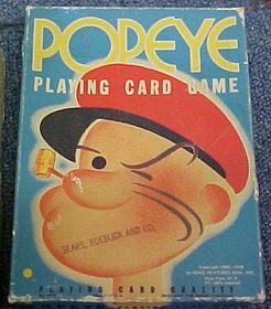 Popeye Playing Card Game