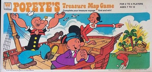 Popeye's Treasure Map Game
