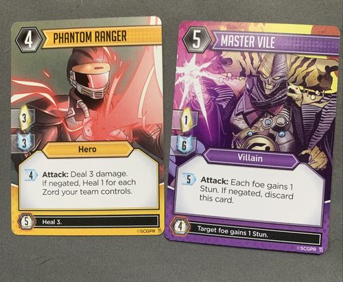 Power Rangers: Deck-Building Game –  Phantom Ranger & Master Vile