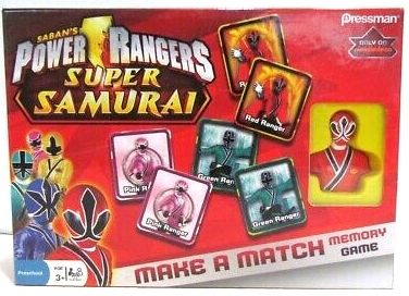 Power Rangers Super Samurai Make A Match Memory Game