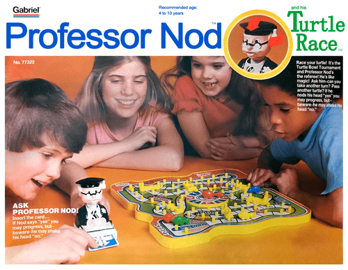 Professor Nod and His Turtle Race