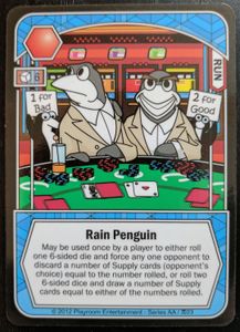 Psychic Penguins and the Voyage Home: Rain Penguin Promo Card