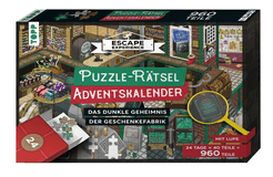 Puzzle-Rätsel-Adventskalender:  Das Dunkle Geheimnis der Geschenkefabrik