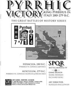 Pyrrhic Victory: King Pyrrhus in Italy 280-279 B.C. – SPQR Battle Module IV
