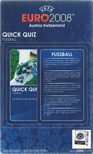 Quick-Quiz: Fussball – EURO 2008 Edition
