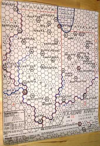 Railway Rivals Map II: Illinois and Indiana