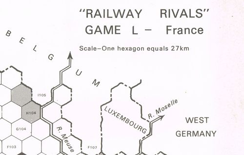 Railway Rivals Map L: France