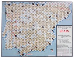 Railway Rivals Map SP: Spain