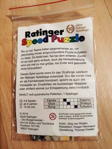 Ratinger Speed Puzzle