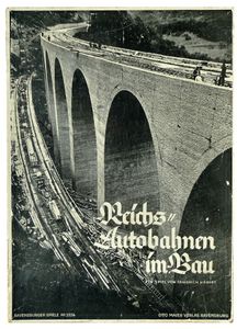 Reichsautobahnen im Bau