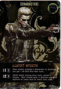 Resident Evil Deck Building Game: Albert Wesker Foil Promo