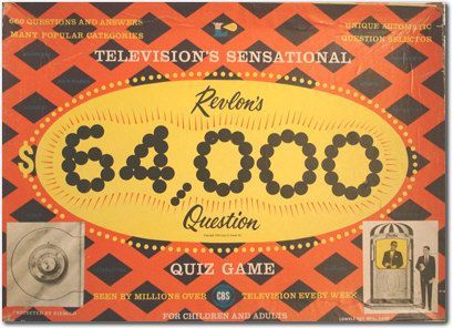 Revlon's $64,000 Question Quiz Game