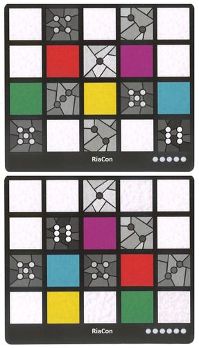 RiaCon Window Pattern Card (fan expansion for Sagrada)