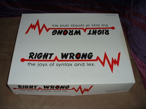 Right Wrong: The Joys of Syntax and Lex