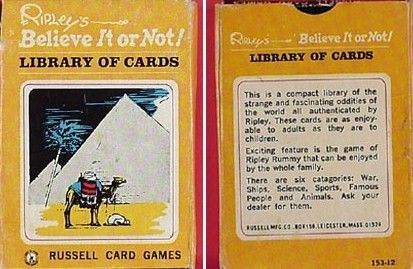 Ripleys Believe It or Not! Library of Cards