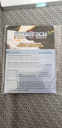 Robotech: Force of Arms – Grand Cannon Promo Expansion