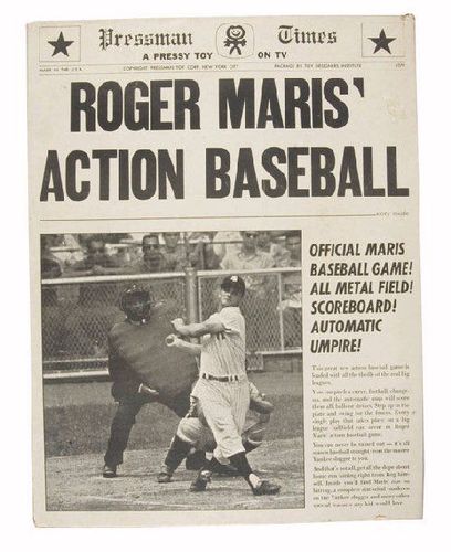 Roger Maris Action Baseball