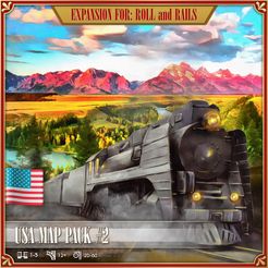 Roll and Rails: USA Map Pack 2 Expansion