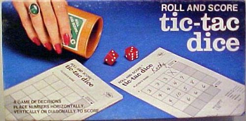 Roll and Score Tic Tac Dice
