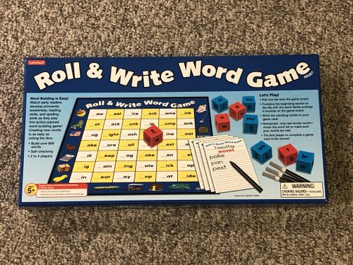 Roll & Write Word Game