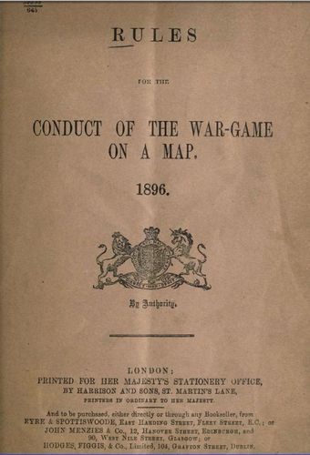 Rules for the conduct of the war-game on a map 1896
