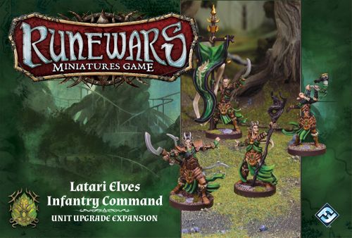 Runewars Miniatures Game: Latari Elves Infantry Command – Unit Upgrade Expansion