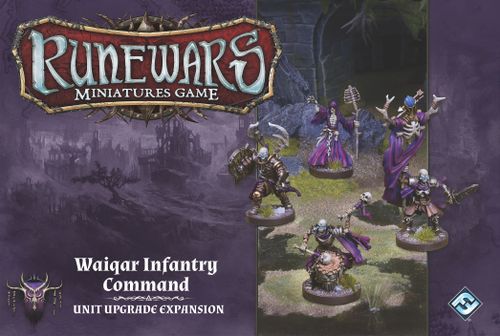Runewars Miniatures Game: Waiqar Infantry Command – Unit Upgrade Expansion