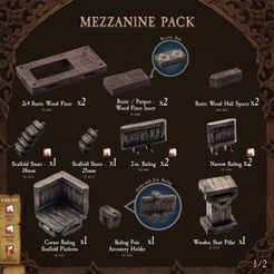 Rustic Wood - Mezzanine Pack