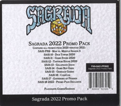 Sagrada: 2022 Promo Pack
