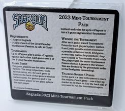 Sagrada: 2023 Mini-Tournament Pack