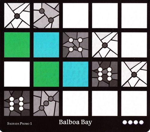 Sagrada: Promo 1 – Vitraux/Balboa Bay Window Pattern Card