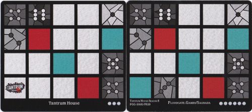 Sagrada: Promo 19 – Tantrum House 2022 Window Pattern Card