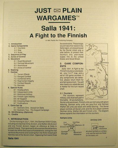 Salla 1941: A Fight to the Finnish