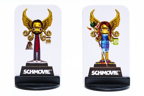 Schmovie: Table Top Day 2016 Felicia and Wil Schquid Trophies