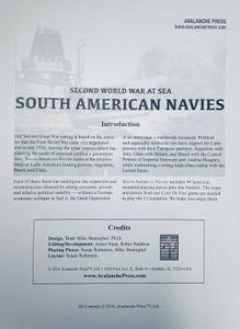 Second World War at Sea: South American Navies
