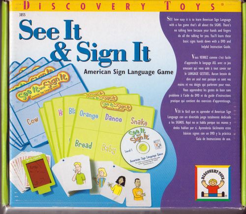 See It and Sign It American Sign Language game