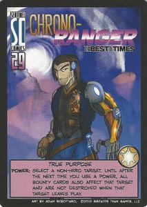 Sentinels of the Multiverse: Chrono-Ranger – The Best of Times Promo Card